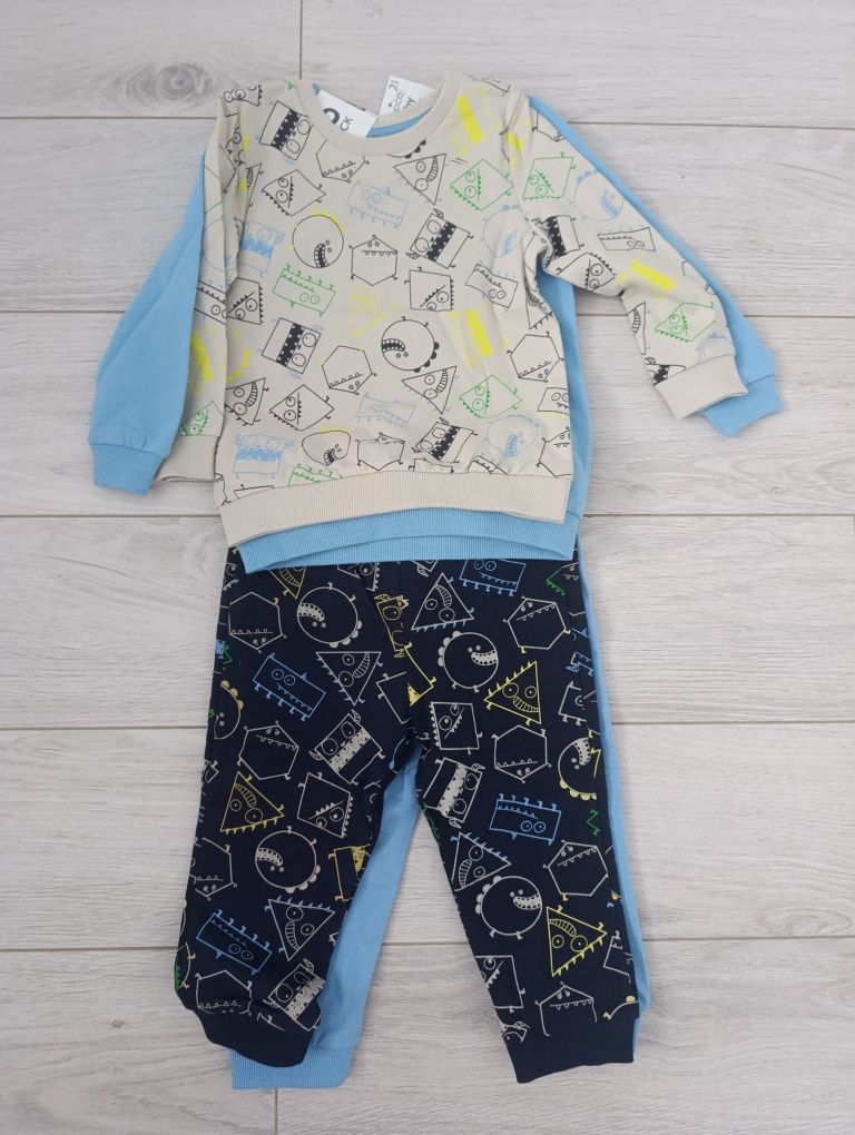 Zestaw komplet dres spodnie bluzy