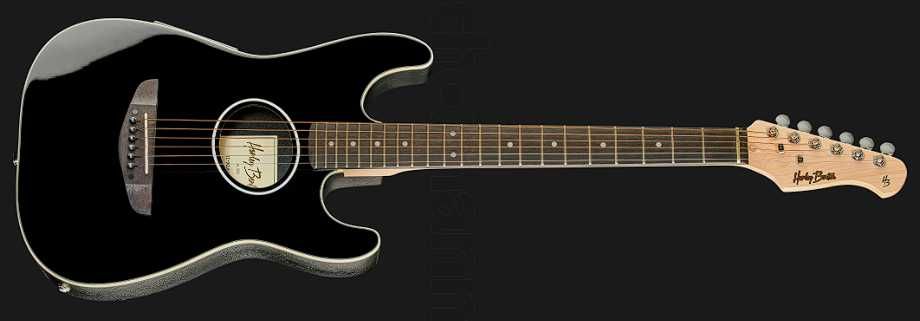 Нова акустична гітара Harley Benton ST-Acoustic Black | ХІТ