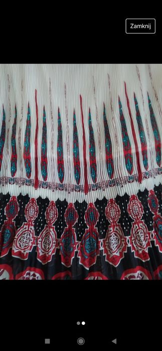 Spódnica długa etno folk