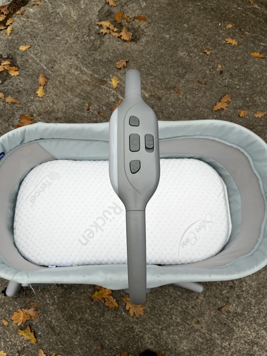 Lóżeczko Chicco Baby Hug turkusowe 4w1