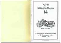 DKW Luxus 300 - DKW Ersatzteik-Liste 14