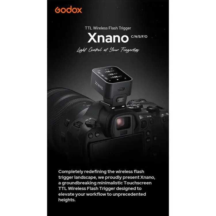 Синхронізатор Godox Xnano для Canon (X3-C), Sony (X3-S)