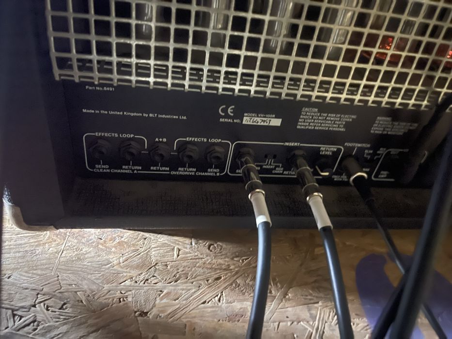 Laney VH100R ламповий гітарний підсилювач 100W (Англія)