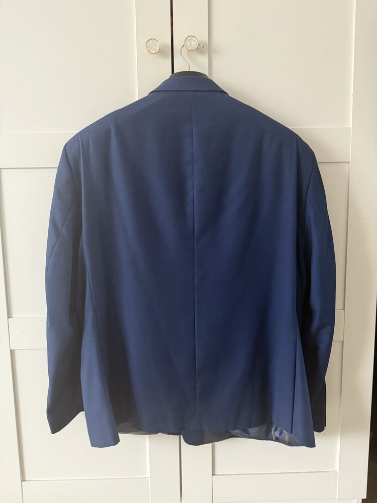 Garnitur GoldenMen marynarka i spodnie plus size 182/140