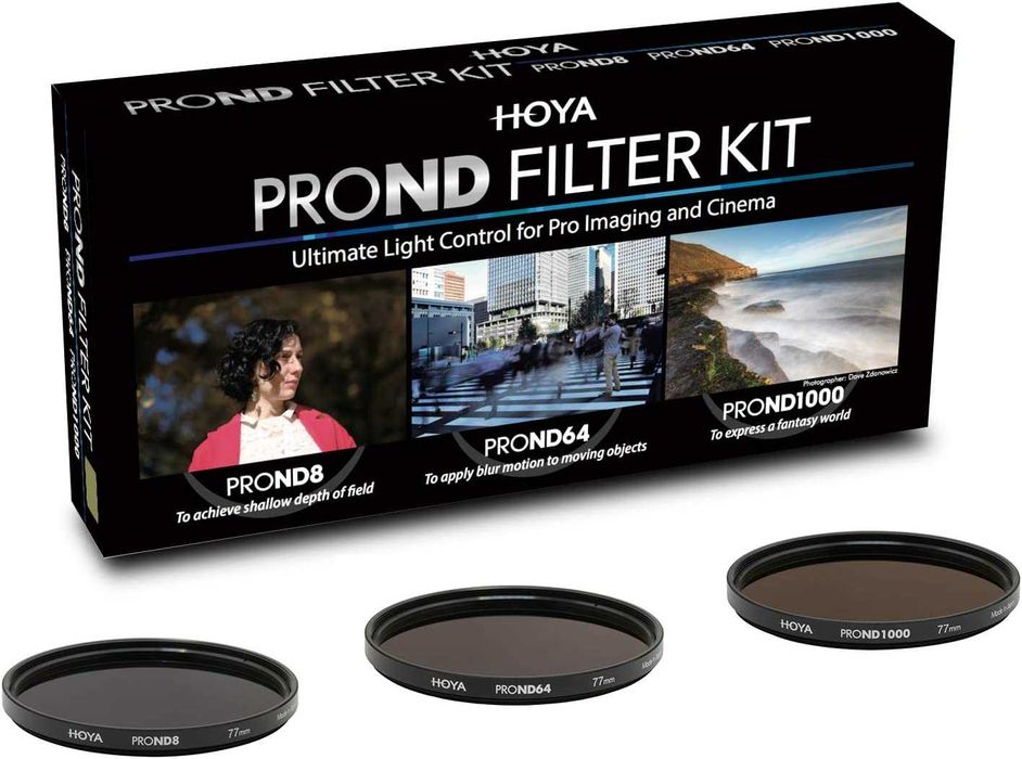Kit de Filtros Hoya Pro ND (8/64/1000) 82 mm