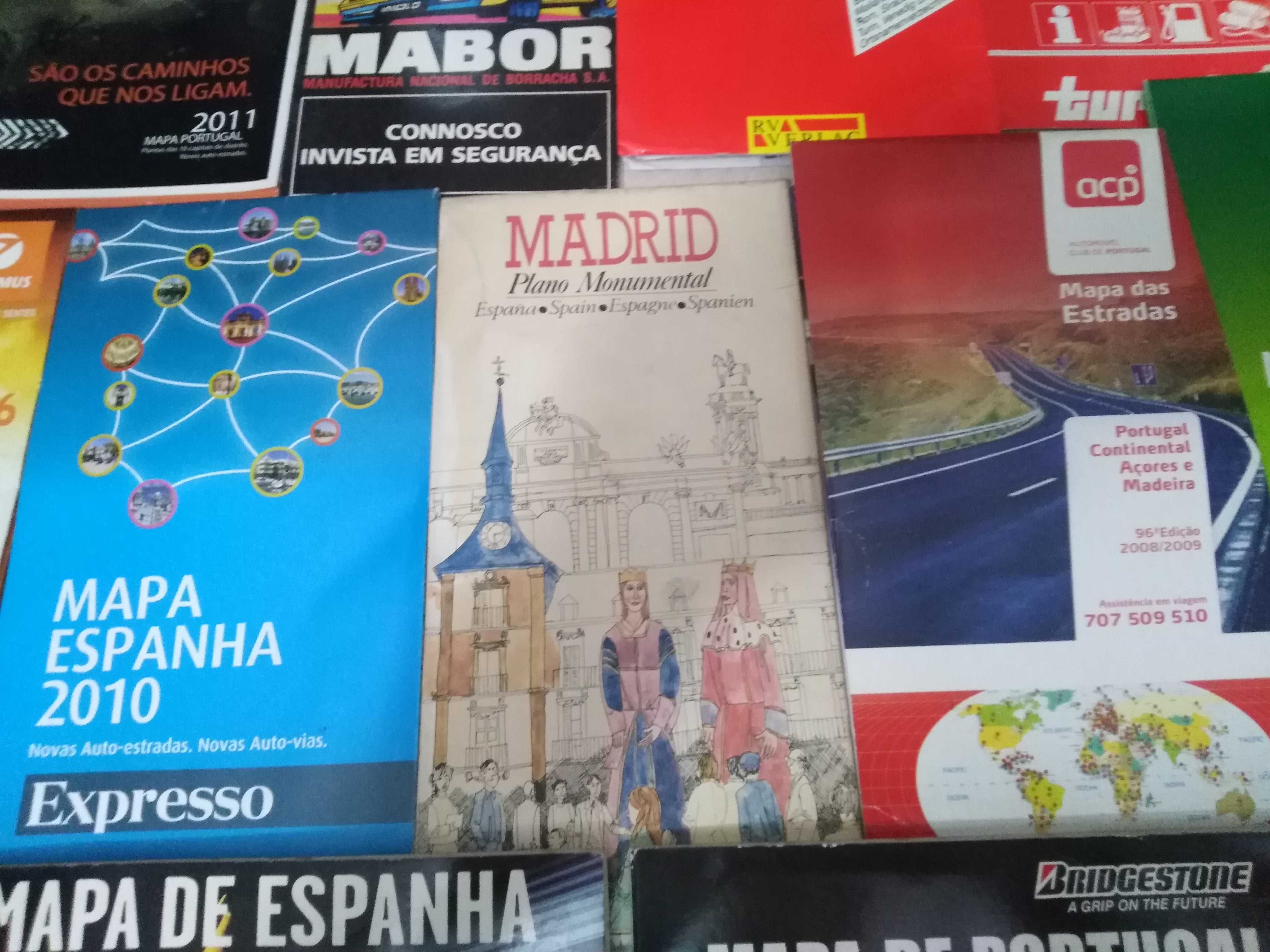 Conjunto de 15 Mapas Lisboa / Espanha / Italia (Todos 10€).