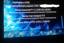 Pendrive aktualne mapy f13 Ford