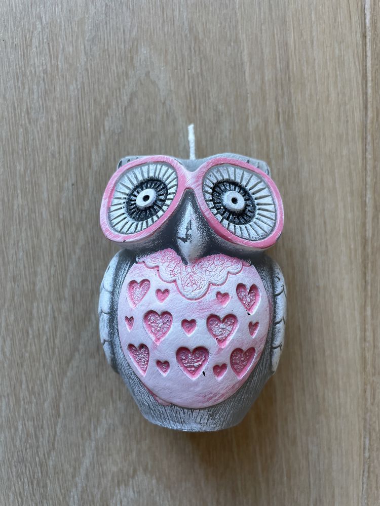 Świeca dekoracyjna Sowa 10cm Bartek Candles