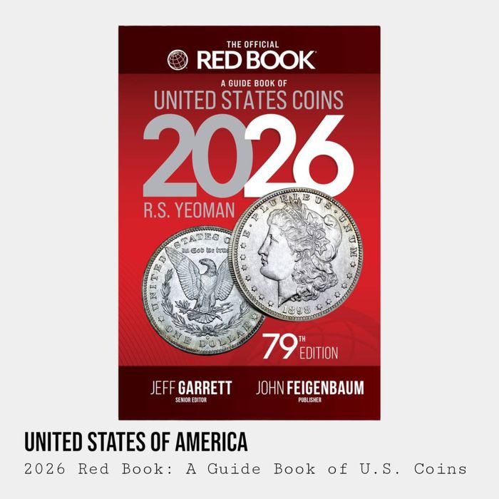 2026 Red Book • Каталог монет США • Тверда обкладинка • Нова