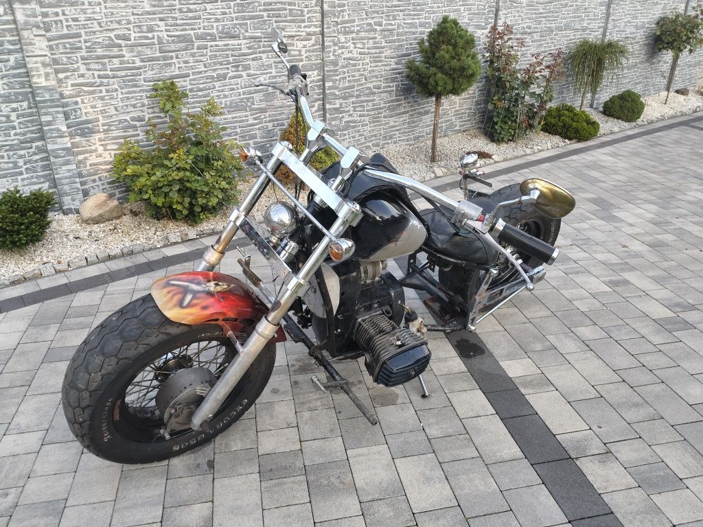 Dniepr 650 custom chopper - indywidualny projekt, chromy, POLECAM!