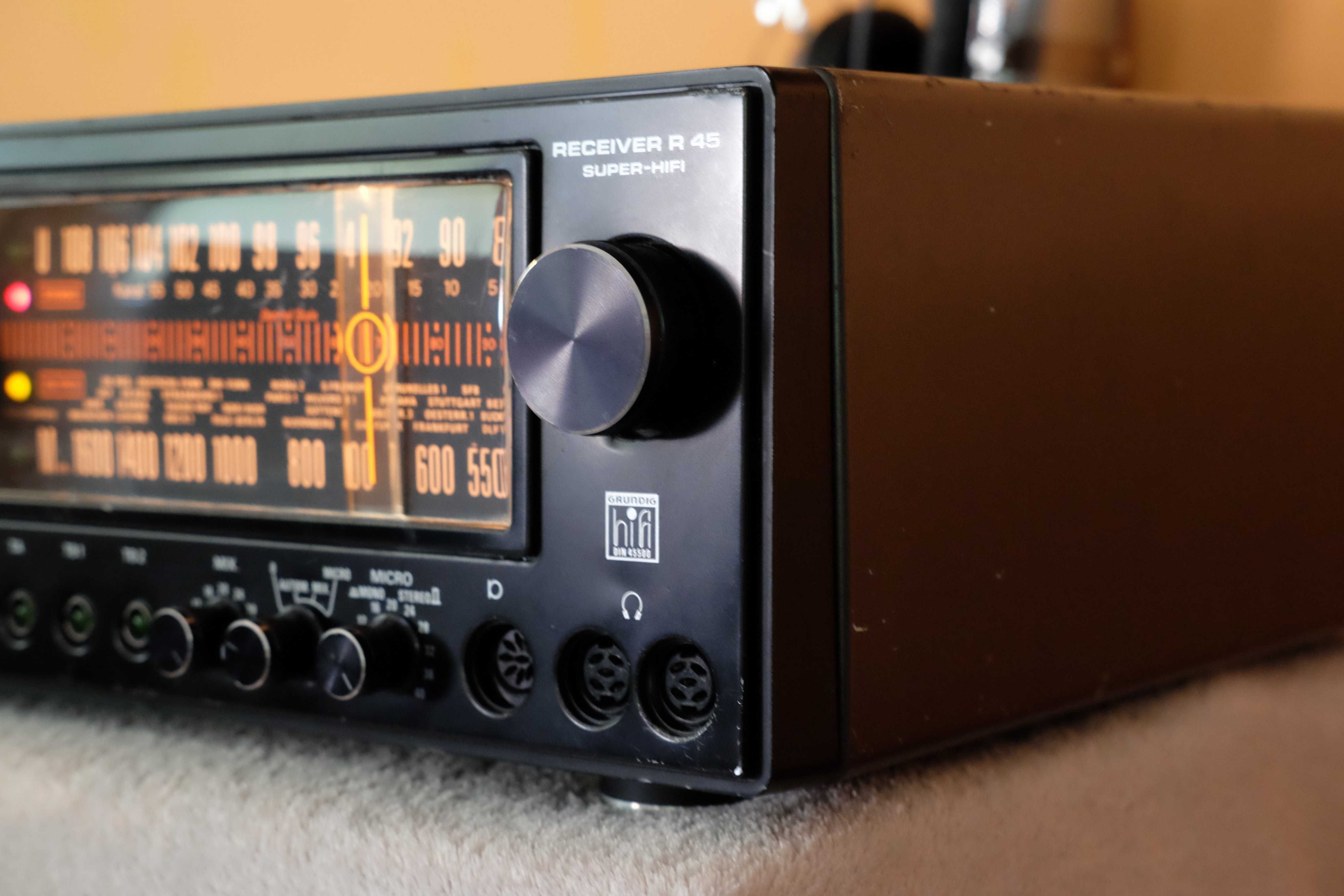 Amplituner GRUNDIG R45 Receiver Super- HiFi 2x50 W / 4 Ohm 1978/1980