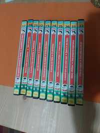 Conjunto de 10 DVDs da Heidi. Cada DVD tem 2 histórias.