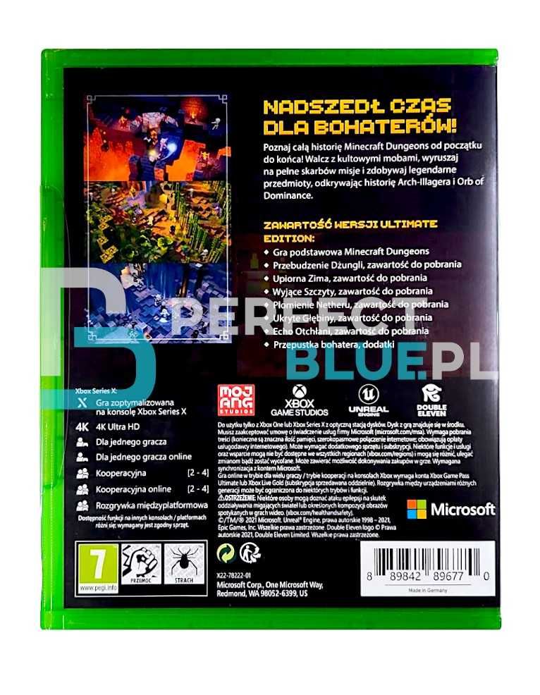 Minecraft Dungeons - Ultimate Edition / Xbox Series X I One / M.Służew