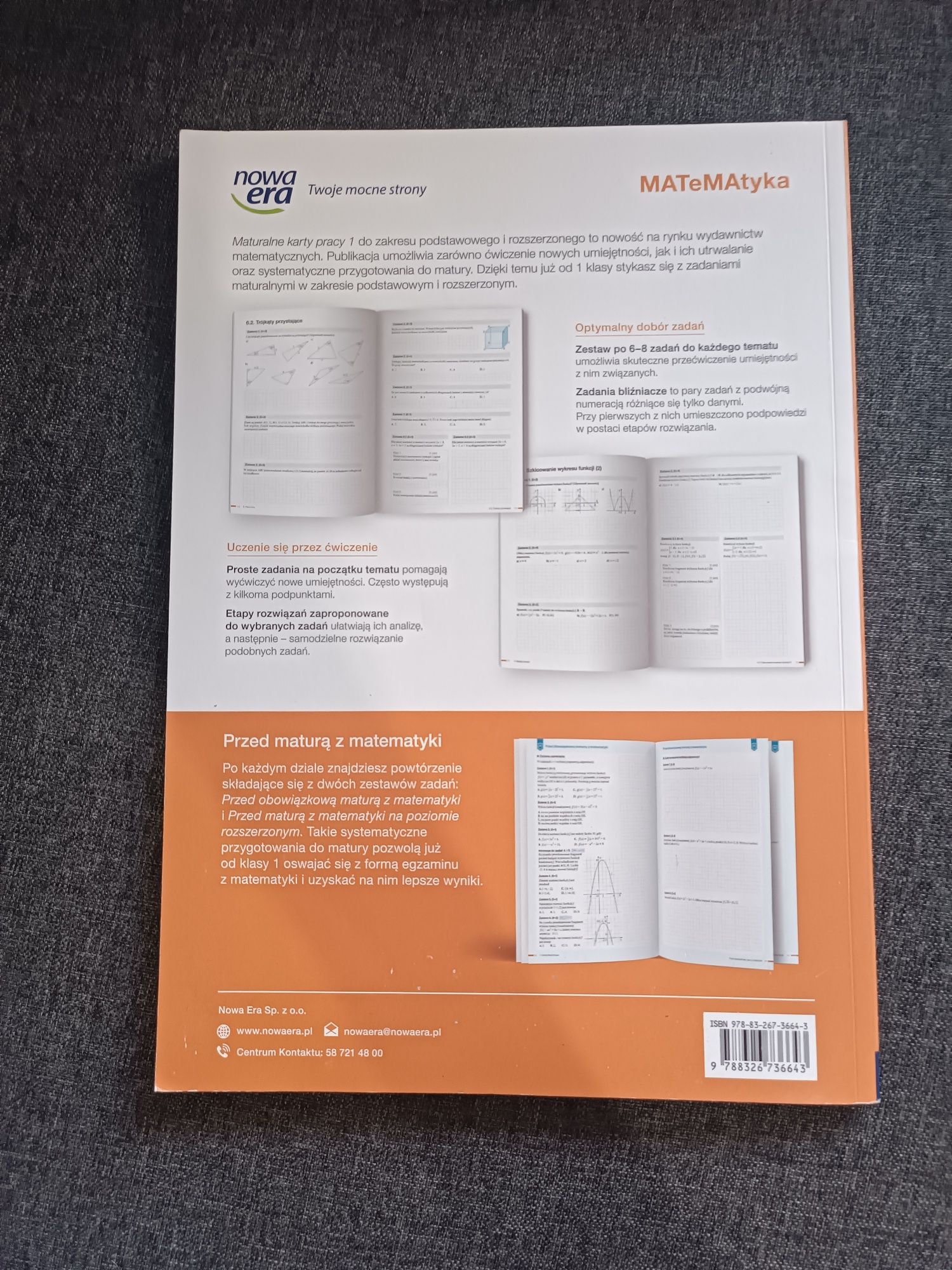 Matematyka maturalne karty pracy