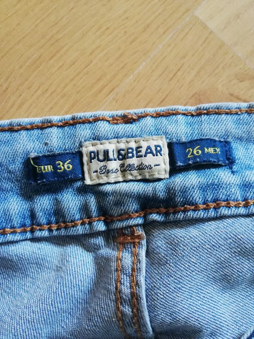 Jeansy damskie Pull&Bear mały rozmiar