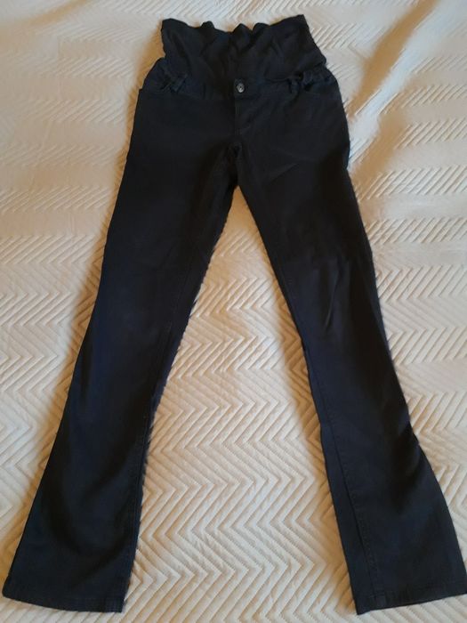Spodnie ciążowe z materiału marki Esprit r.38