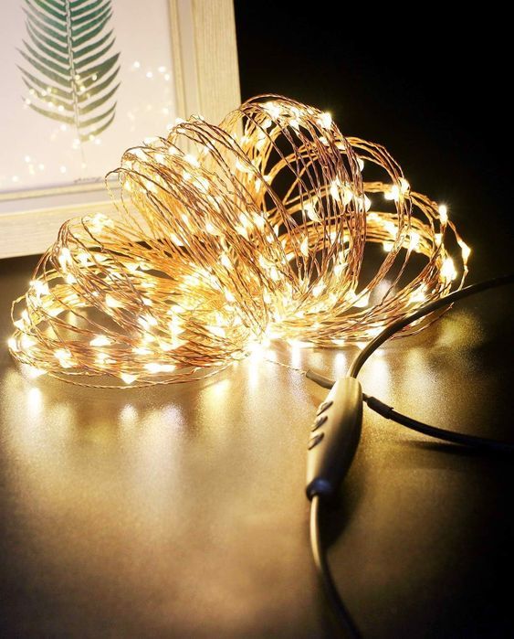 lampki dekoracyjne 240 led 24m ciepła biel
