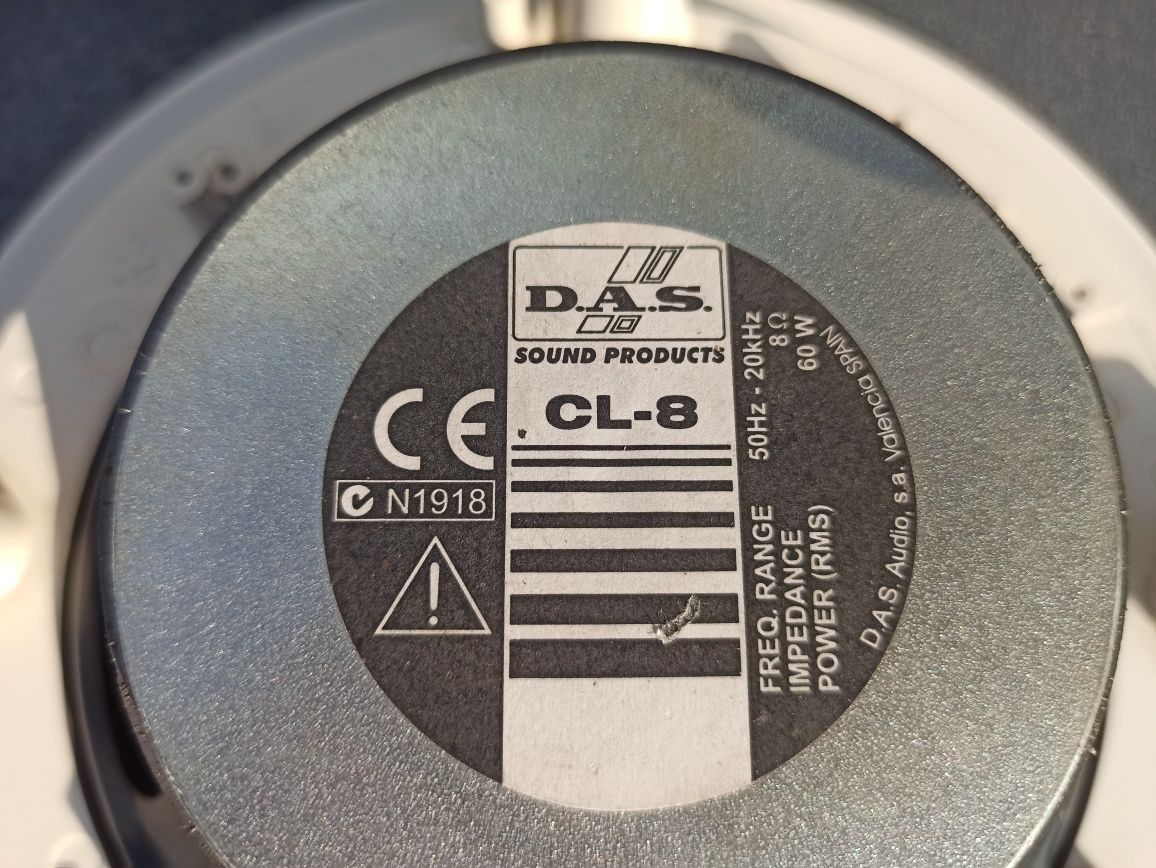 Głośniki sufitowe D.A.S.  CL8