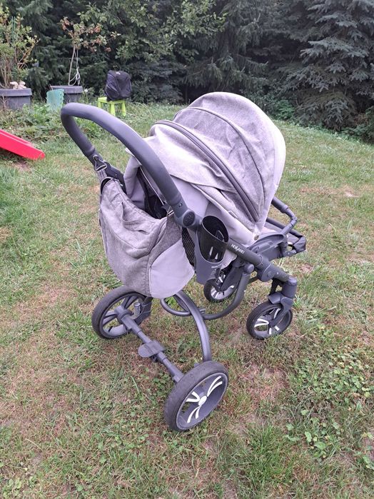 Wózek Bebetto Holland 2w1, 2x Maxi Cosi fotelik 0-18 kg z baza izofix