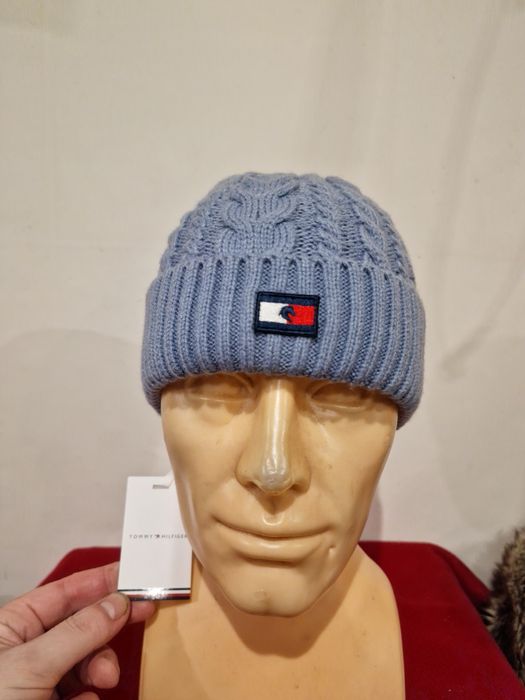 Czapka Tommy Hilfiger Equestrian zimowa ocieplena roz uniwersalny