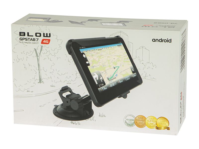Tablet 7' nawigacja samochodowa 4G LTE WiFi GPS Android uchwyt GPSTAB7