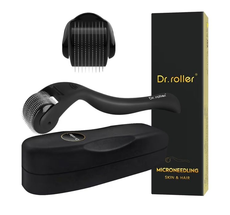 Derma Roller 1,5 mm, wałek z igłami do stymulowania brody i włosów