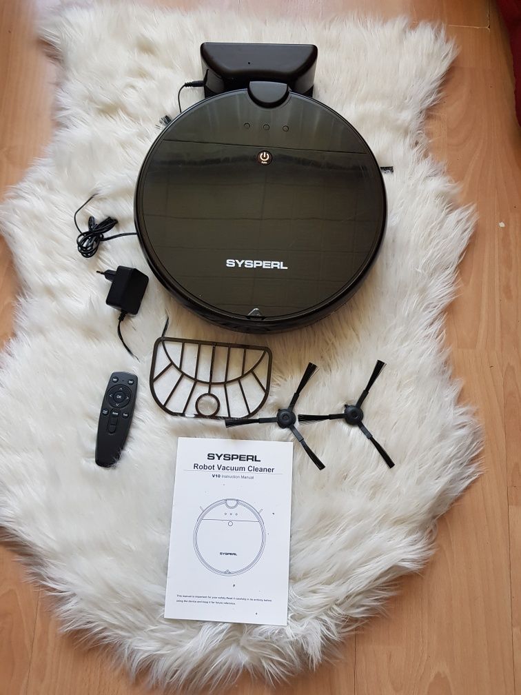 Robot Vacuum Cleaner SYSPERL V10 Instruktorom Manuaal