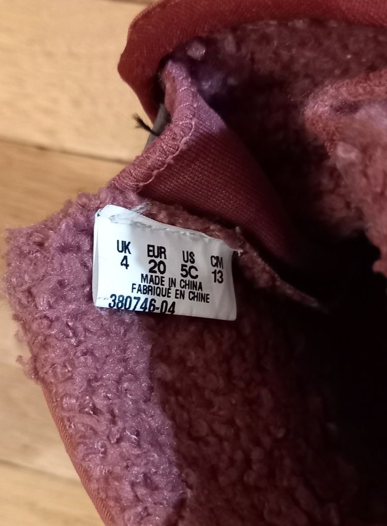 Buty śniegowce różowe Puma rozm. 20