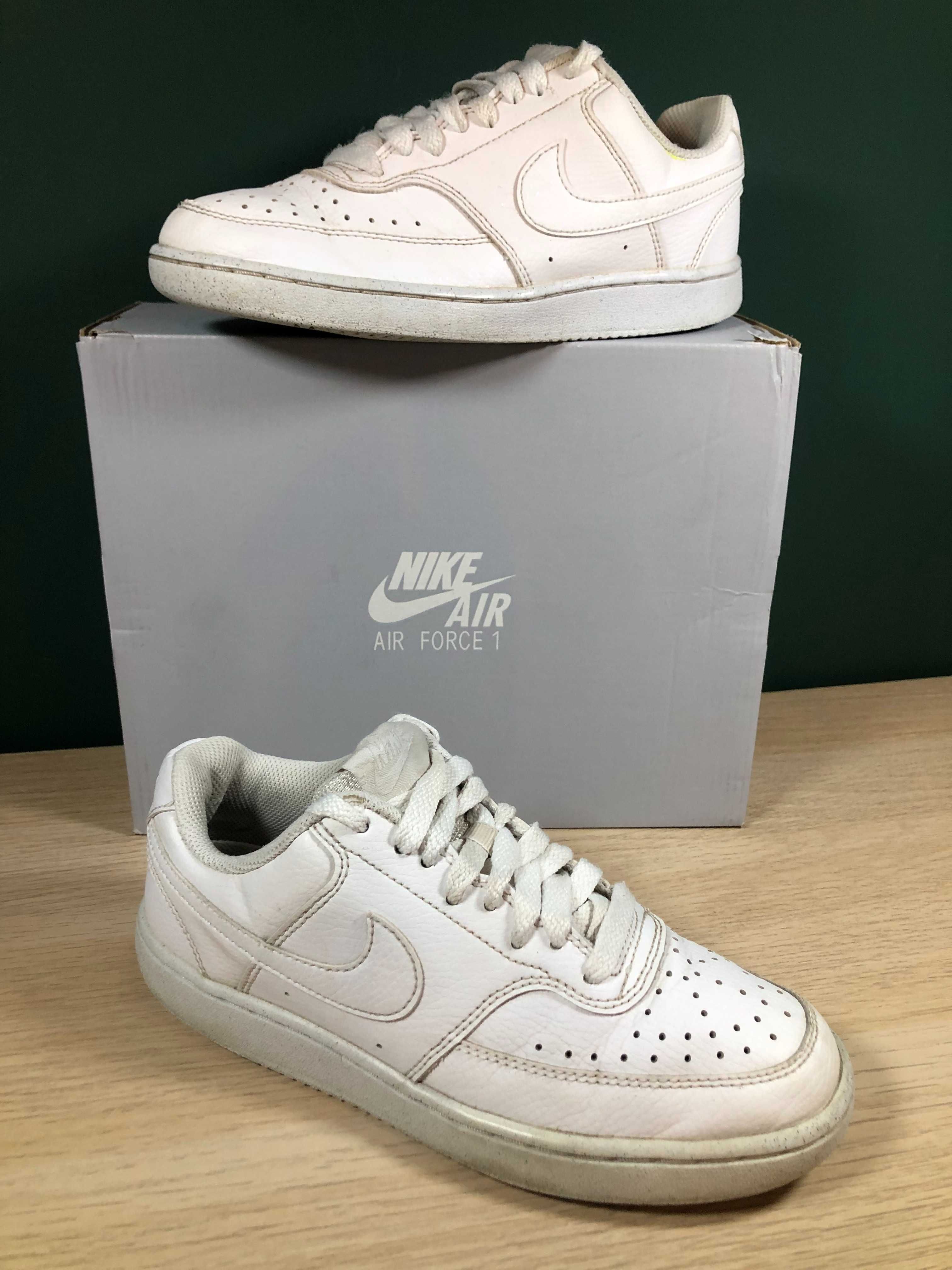 Nike Air Force 1 LE | Unisex | Skórzane | Białe | Rozmiar 36.5