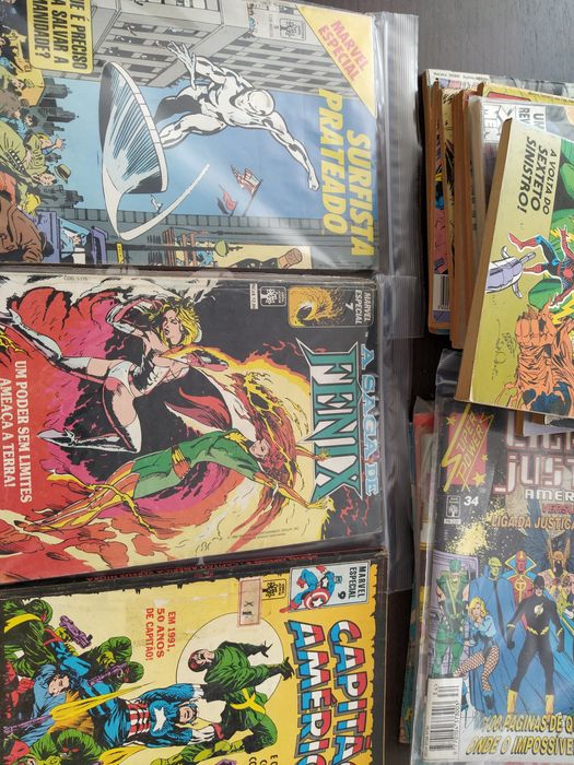 Revistas marvel especial, épicos, Sam e dc