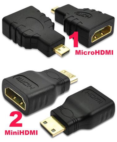 Переходник из micro ИЛИ MINI hdmi на ХДМИ microHDMI/miniHDMI