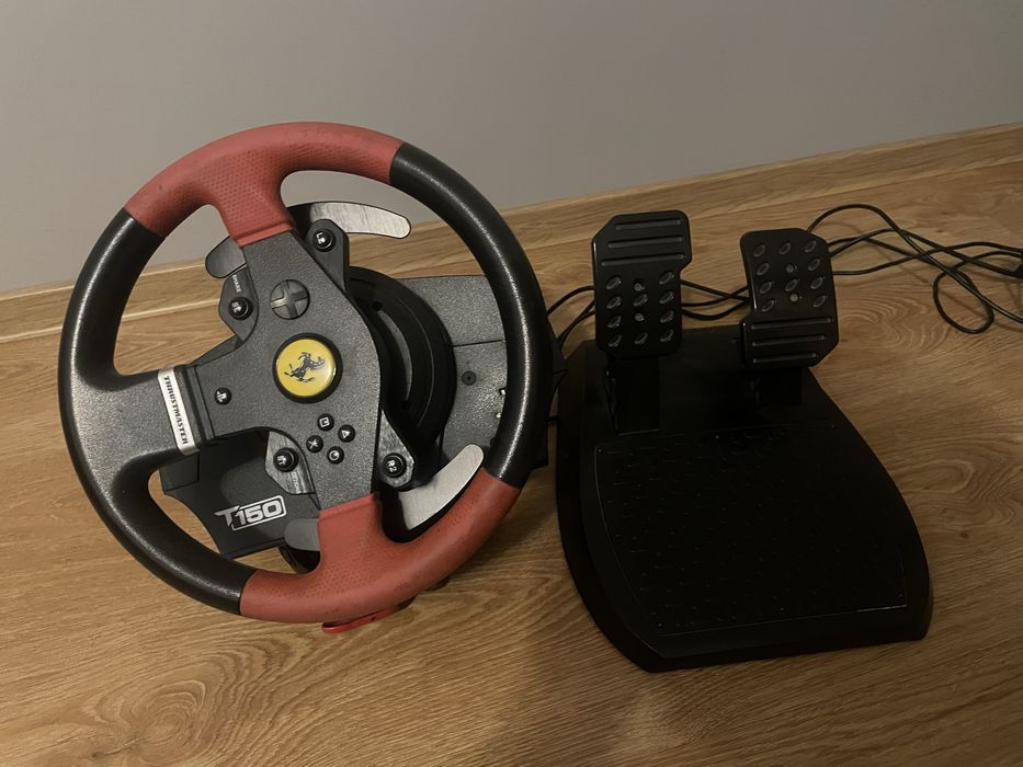 Kierownica Thrustmaster t150 ferrari edition+ pedały