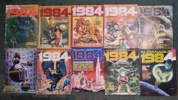 Lote 10 Revistas BD 1984-Comic de Fantasia y Ciencia Ficcion