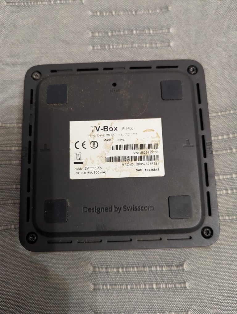 Телевизионная приставка Swisscom TV-Box UHD (IP1400)