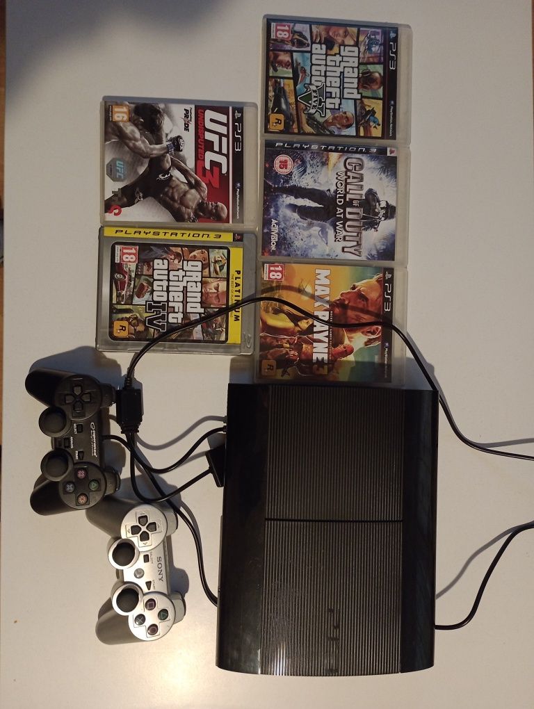 Konsola PS3 z 5 grami