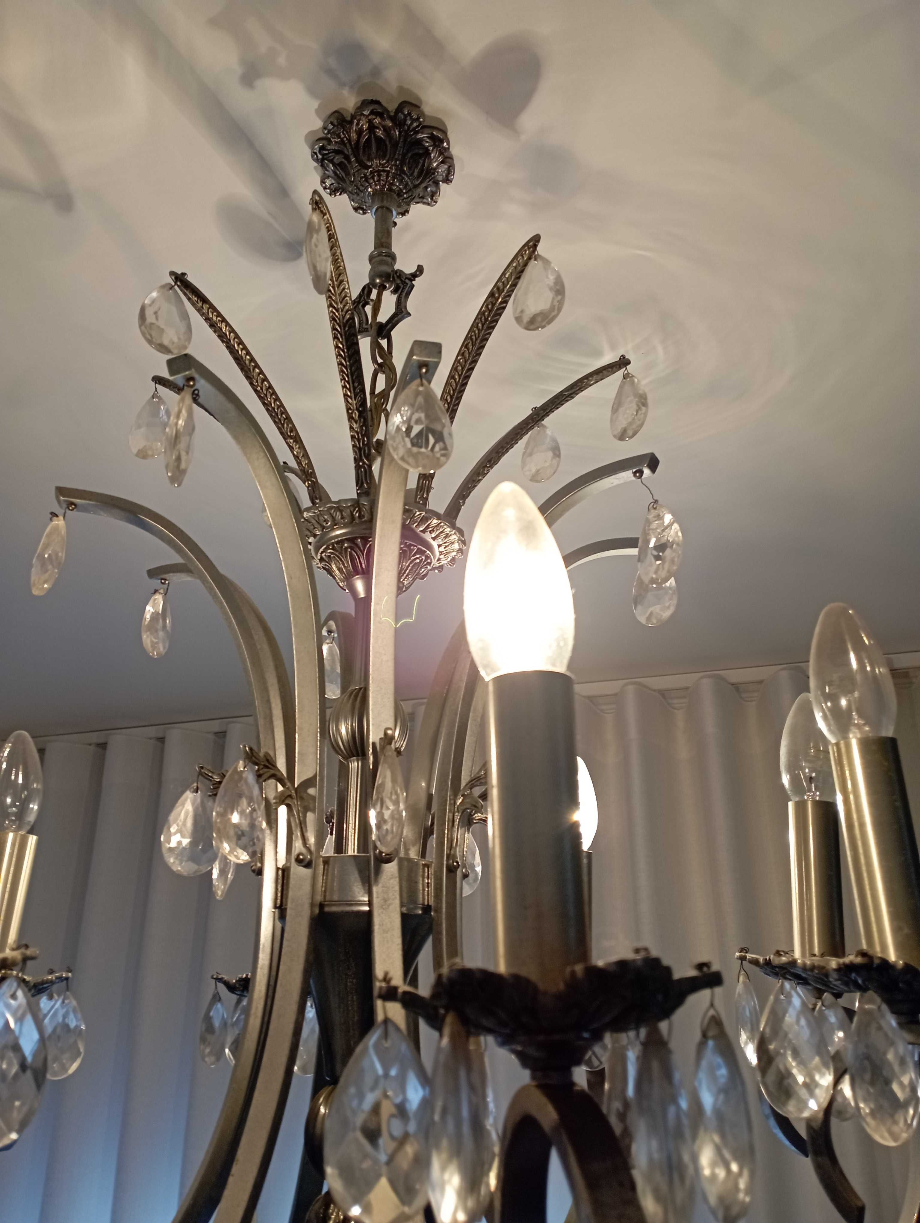 Candeeiro de sala em cristal