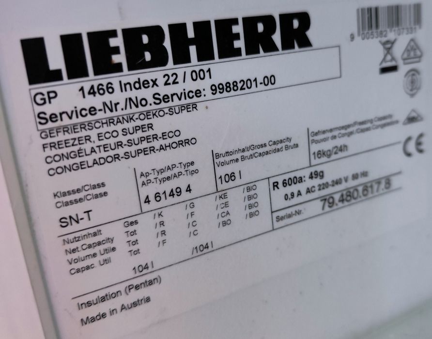 Zamrażarka Liebherr