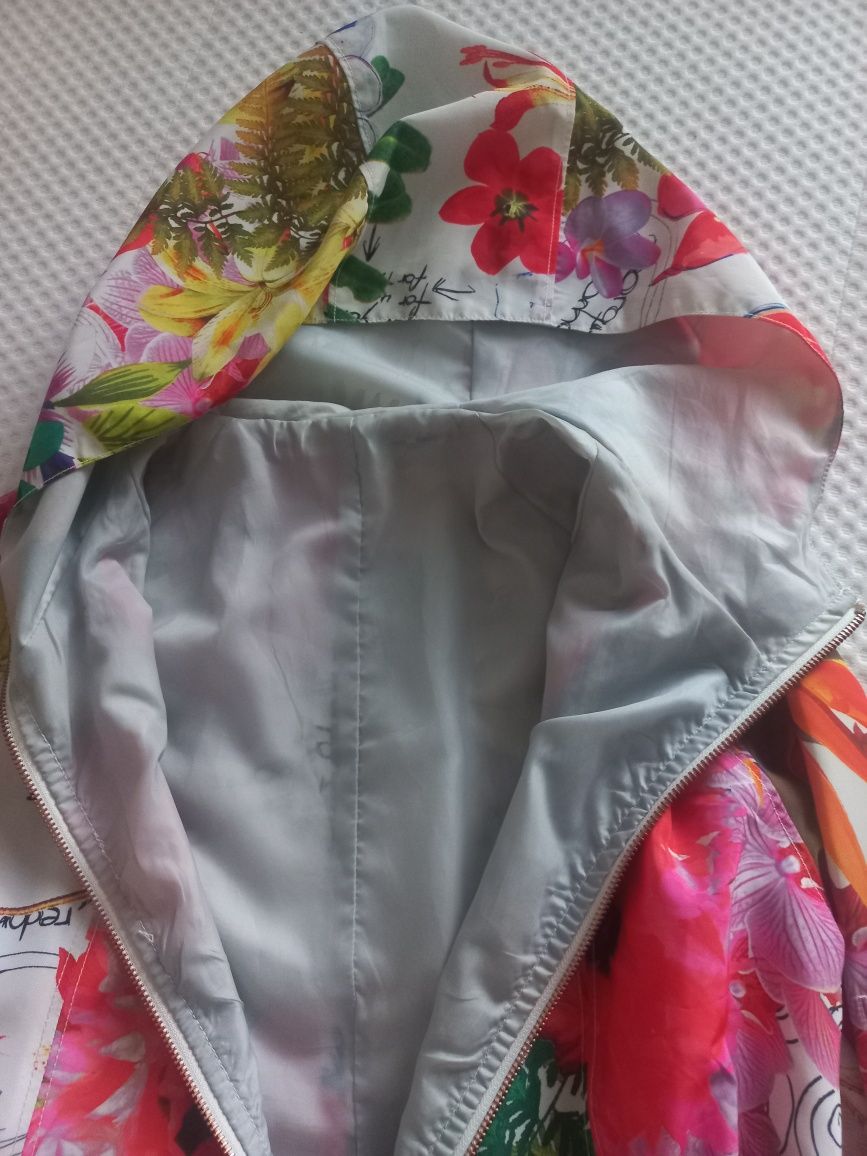 Desigual kolorowa parka jak nowa 40