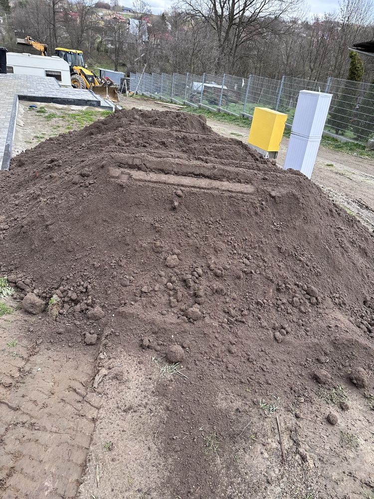 Ziemia czarna humus piasek płukaniu Kamien kliniec tynki wylewki