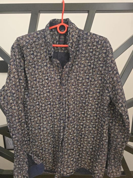 Koszula Gianni Ferrucci  M/L - 100% bawełna, modny wzór