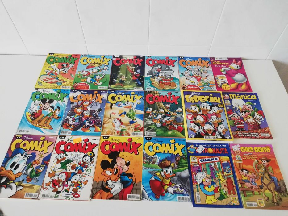 18 livros de Banda desenhada tudo 10 euros