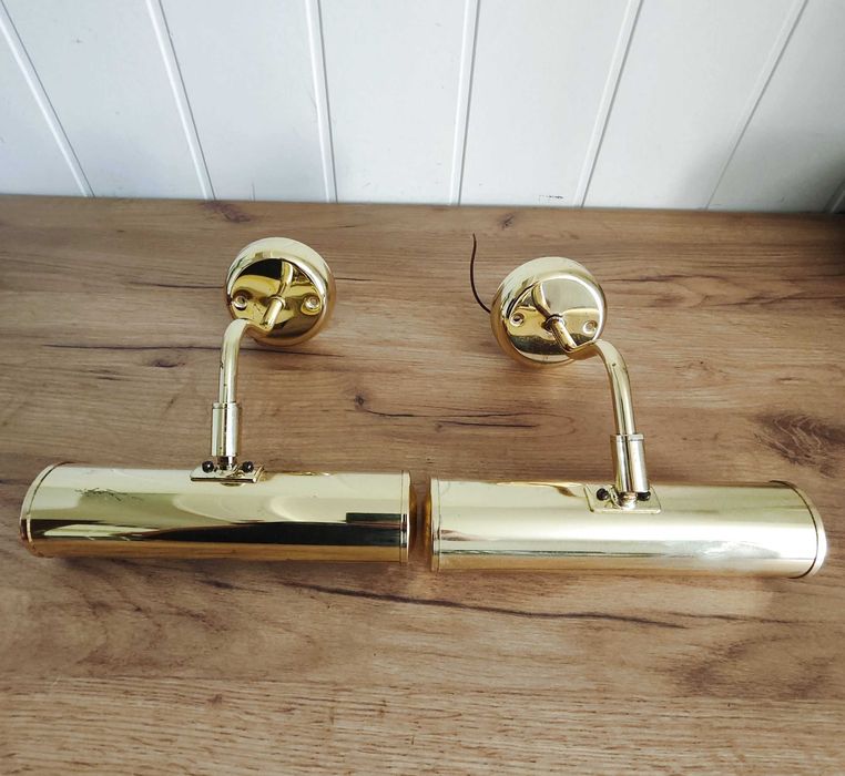 Dwa kinkiety, lampy ścienne