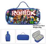 Пенал майкрафт Roblox 22х12 см, дуже місткий, одне відділення на блиск