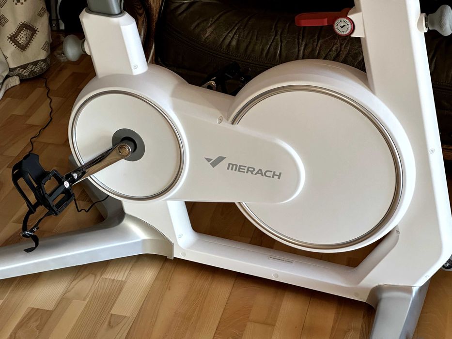 Merach Swan, Rower Spinningowy Elektromagnetyczny Biały Gwarancja