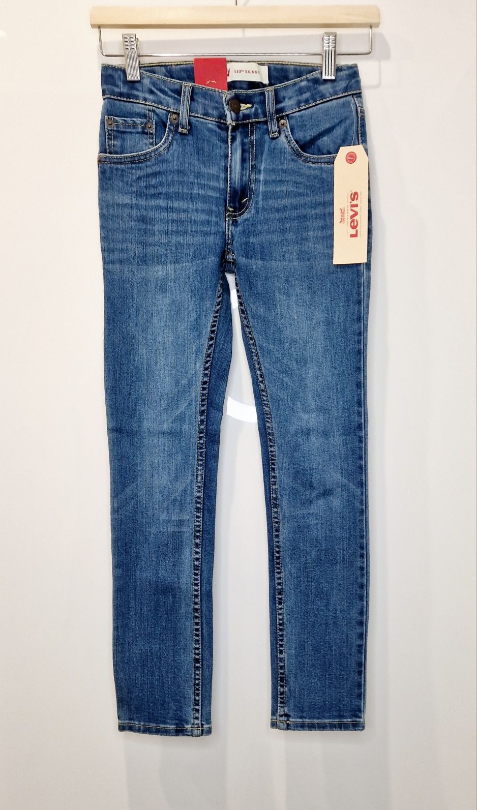 Jeansy rurki Levis 510 skinny 140cm