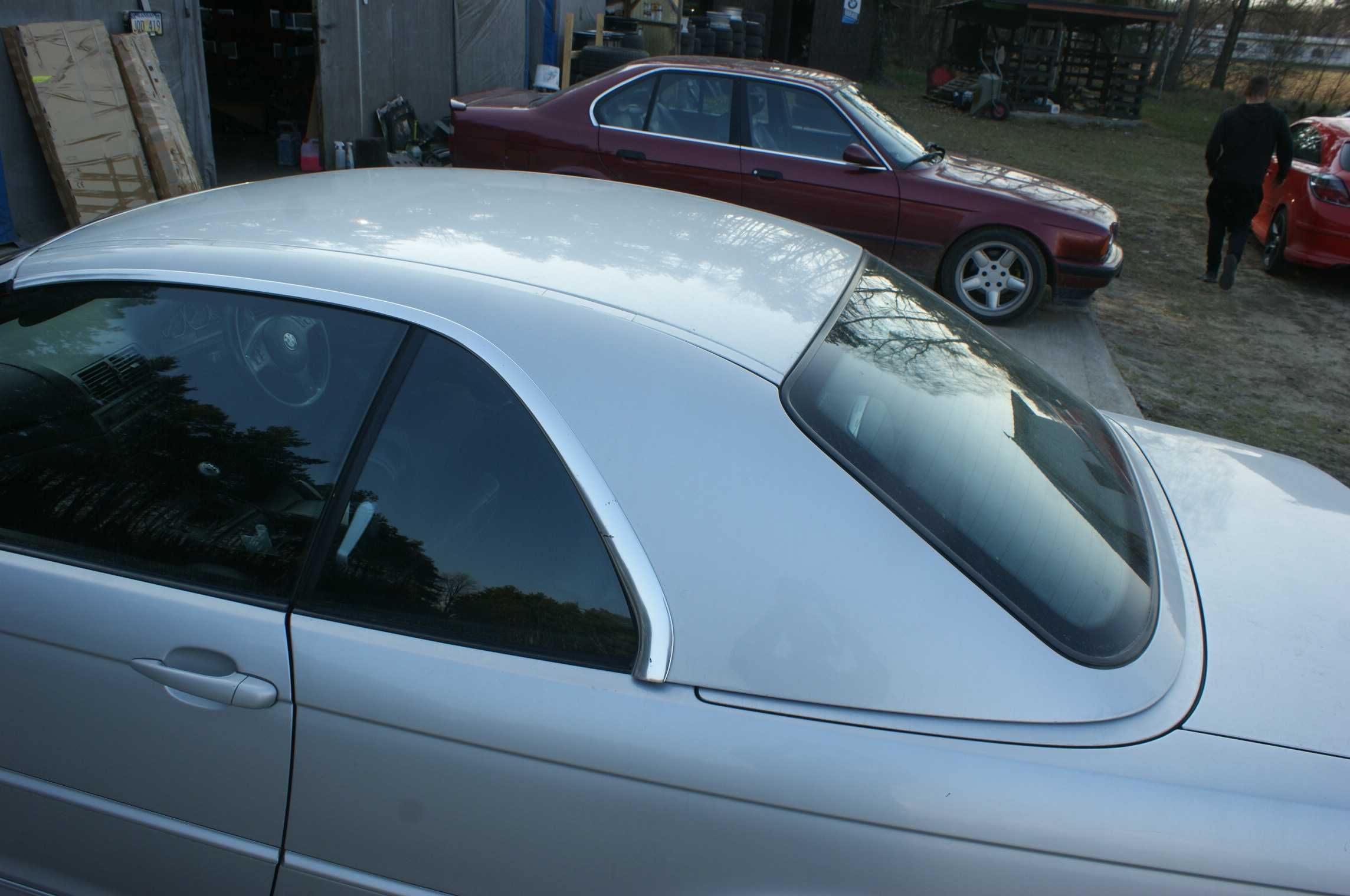 Bmw e46 cabrio sztywny dach hardtop titan silber