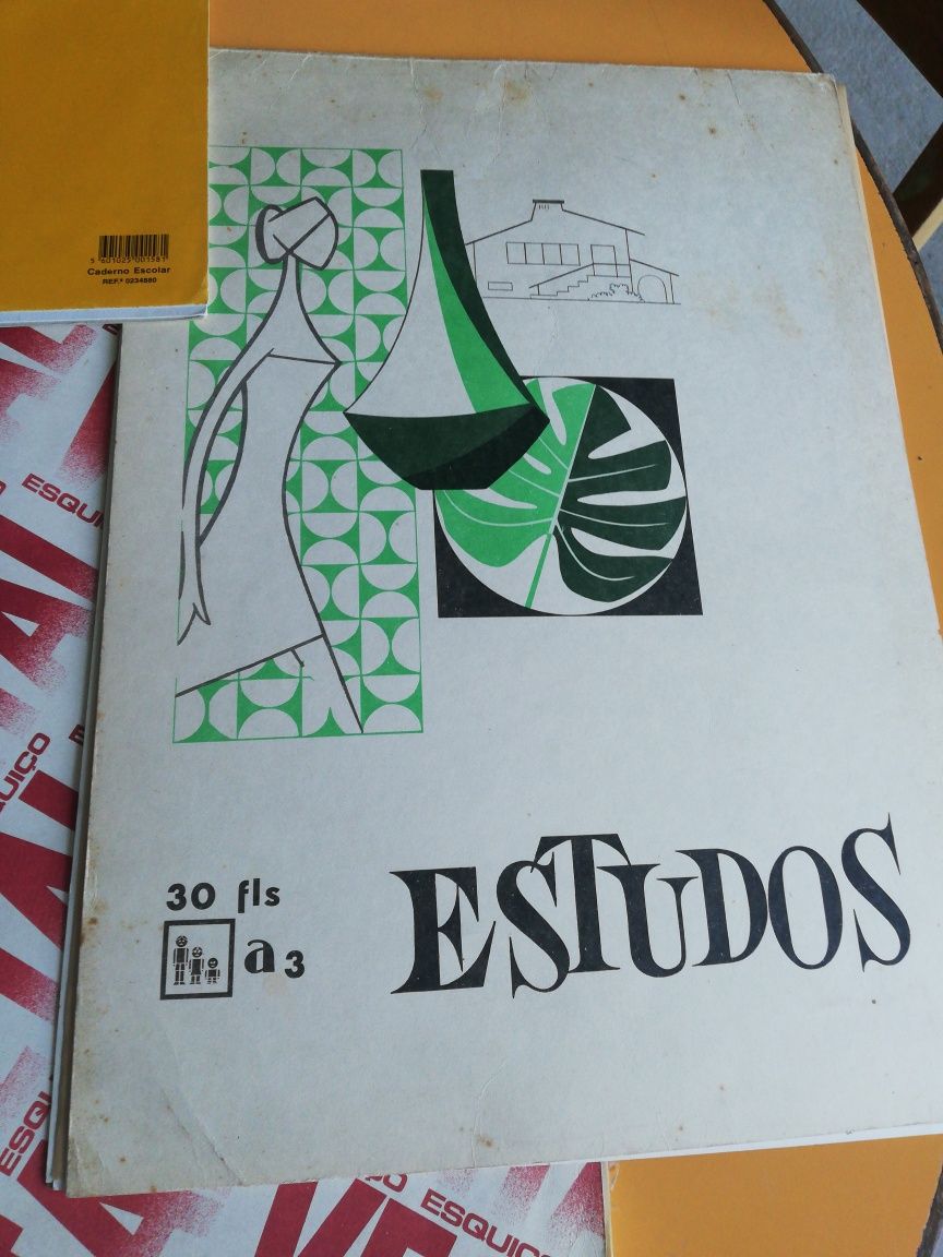 Blocos de Desenho e Papel Vegetal