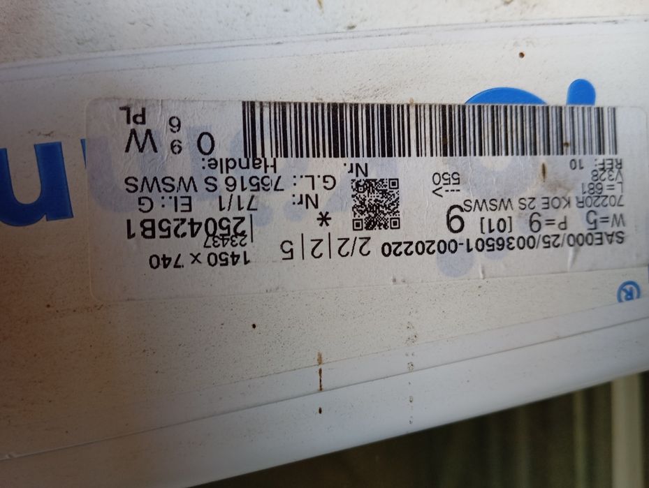 Okno nowe nie używane