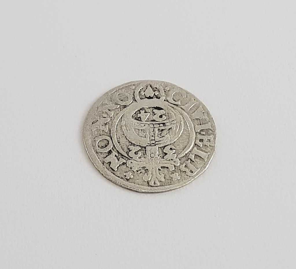 Moneta Gustaw Adolf - Półtorak 1632 - Elbląg, stan 3+/2-