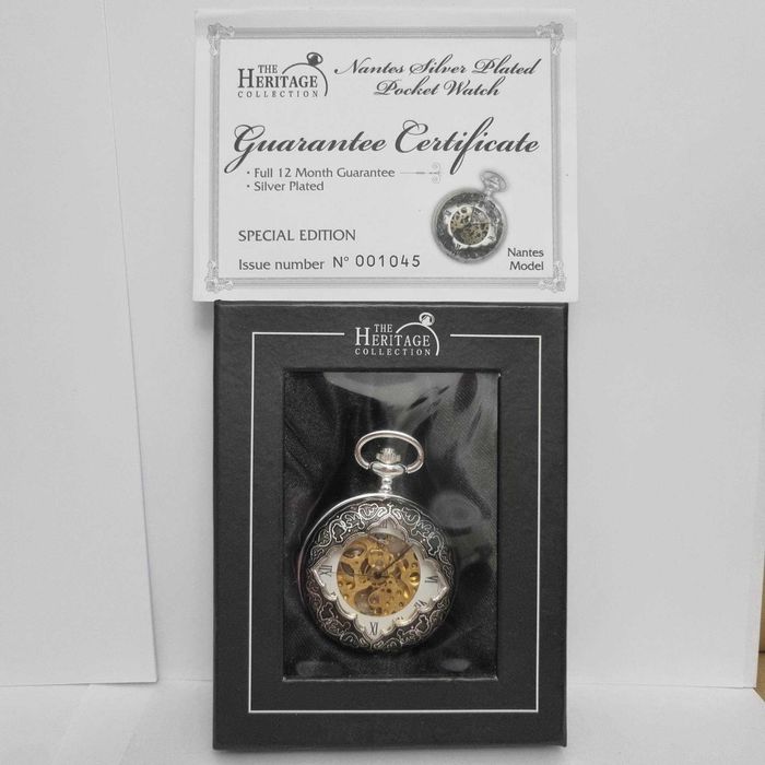 Zegarek kieszonkowy, posrebrzany a la Peaky Blinders